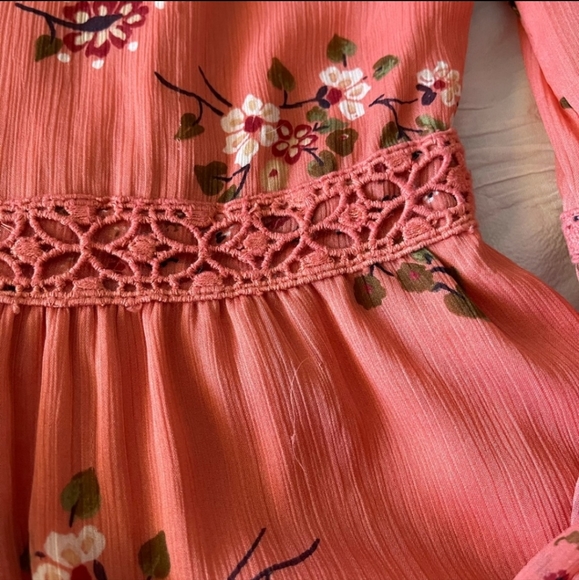 Abercrombie and Fitch Floral Bell-sleeves Dress - Picture 8 of 11